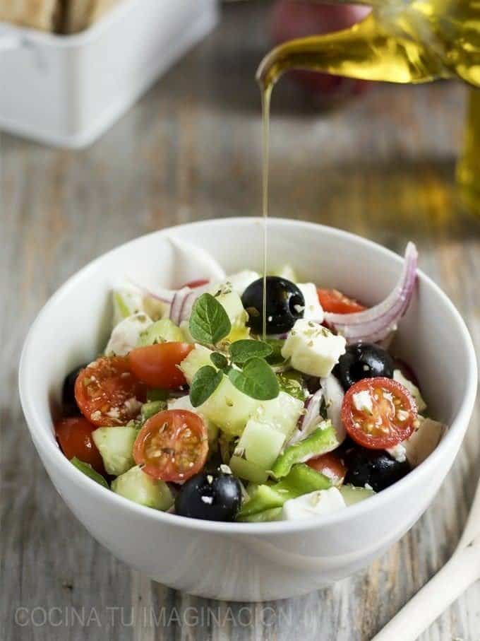 28 Recetas de Ensalada Griega: La dieta del Ultramaratonista Scott Jurek