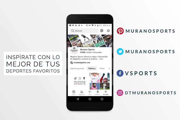 Murano Sports Social Networks