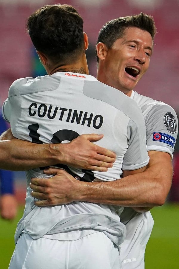Philippe Coutinho & Robert Lewandowski 