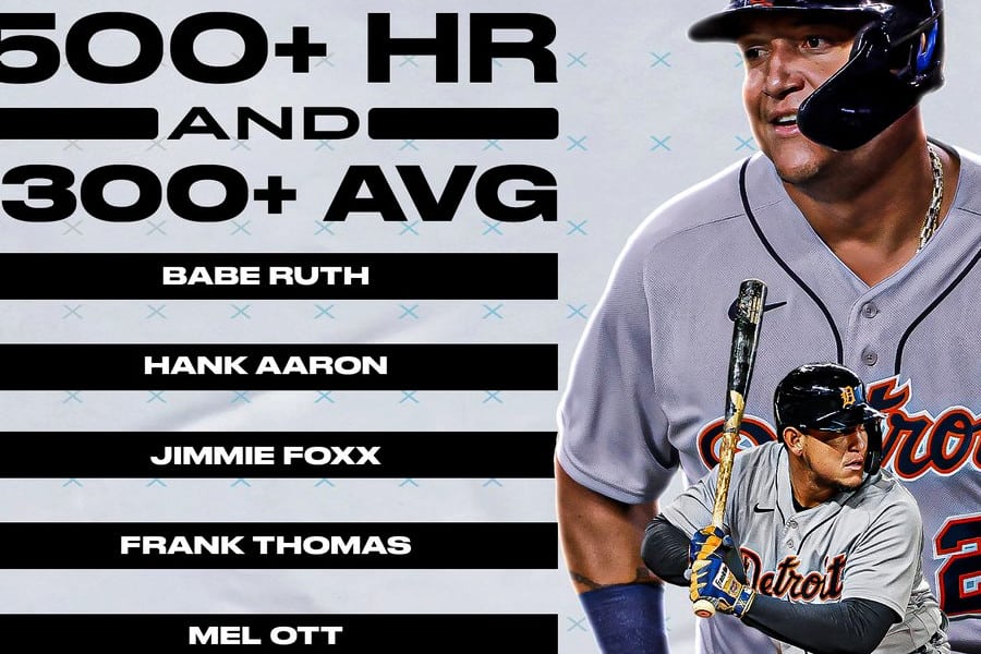 miguel cabrera y sus 500 jonrones 